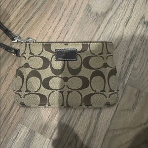 Brown Monogram Wristlet